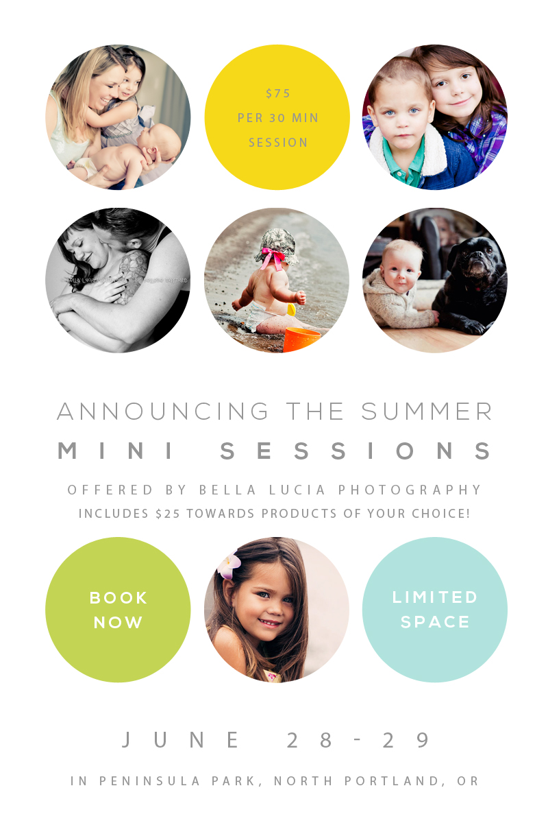 Mini Session Announcement